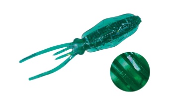 CREATURA MAJOR CRAFT PARAWORM FALL IKA 3.8cm #068 Clear Cabura Green