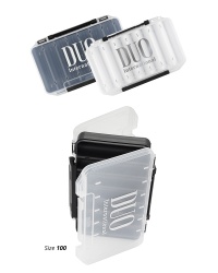 CUTIE DUO REVERSE LURE CASE 100 19.3X10X3CM WHITE/SILVER LOGO
