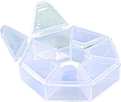 CUTIE JAXON ACCESORII 7 COMPARTIMENTE 70X70X18MM