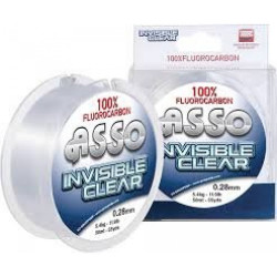 FIR ASSO FLUOROCARBON INVISIBLE CLEAR 0.19MM 50M