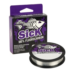 FIR BERKLEY SICK FLUOROCARBON LEADER 50M/54YD, 0,32MM, 8KG/17LB CLEAR