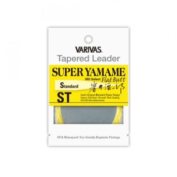 FIR INAINTAS FLY TAPERED LEADER SUPER YAMAME FLAT BUTT ST 15FT 6X FLASH YELLOW 4.5M