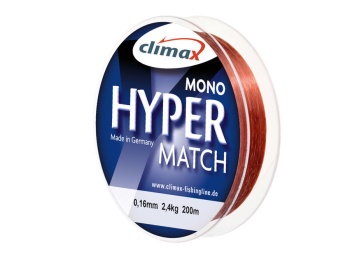 FIR MONOFILAMENT CLIMAX HYPER MATCH SINKING 200M 0.18MM COOPER
