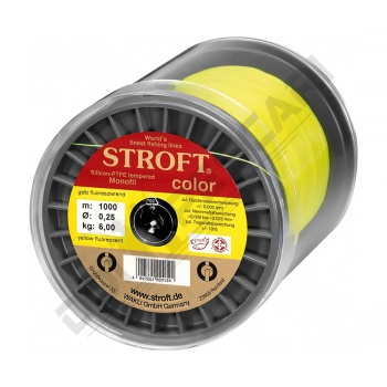 FIR MONOFILAMENT STROFT COLOR GALBEN FLUO 0.28MM/6.7KG/1000M - Img 2