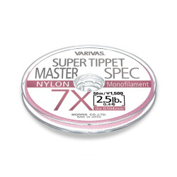 FIR MONOFILAMENT VARIVAS SUPER TIPPET MASTER SPEC NYLON 3X 50M 0.205MM 7.6LB