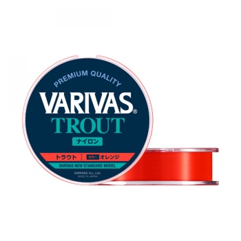 FIR MONOFILAMENT VARIVAS TROUT 100M 0.185MM 5LB FLASH ORANGE