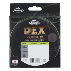FIR TEXTIL BERKLEY DEX X8 PE CHARTREUSE 0.06MM 5.4KG 150M