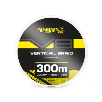 FIR TEXTIL BLACK CAT V8-LINE 0.32MM/55LB 300M - Img 3