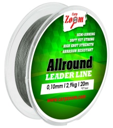 FIR TEXTIL CARP ZOOM LEADER ALLROUND 20M 0.14MM 5.4KG GRI
