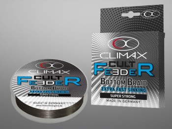 FIR TEXTIL CLIMAX CULT FEEDER BOTTOM BRAID 250m 0.15mm 7.5kg Dark Grey