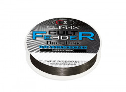 FIR TEXTIL CLIMAX CULT FEEDER FAST SINKING DROPLINK 10M 0.21MM 10.6KG DARK GREY