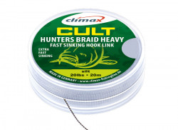 FIR TEXTIL CLIMAX CULT HUNTERSBRAID HEAVY SINKING HOOKLINK 20M 30LB DARK SILT