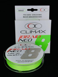FIR TEXTIL CLIMAX IBRAID NEO X8 FLUO CHARTREUSE 135M 0.10MM 6.7KG