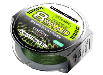 FIR TEXTIL CORMORAN CORASTRONG 8BRAID VERDE 025MM/18,8KG/300M