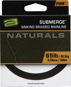 FIR TEXTIL FOX EDGES NATURALS SUBMERGE BRAID – VERDE, 300 M, 0.38 MM, 65 LB