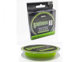FIR TEXTIL SUFIX RAPINOVA X8 LEMON GREEN 150M 0.12MM 6.90KG