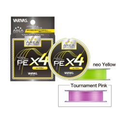 FIR TEXTIL VARIVAS SUPER TROUT AREA PE X4 NEO YELLOW 0.30MM 6.7LB 75M