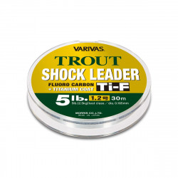 FIR VARIVAS TROUT SHOCKLEADER FLUOROCARBON TI-F TITANIUM 30M 0.128MM 2.5LB