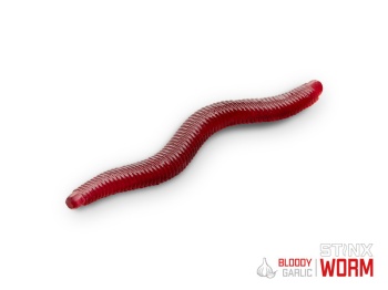GRUB DELPHIN B! STINXWORM GARLIC / 50 BUC 4CM / BLOODY - Img 2
