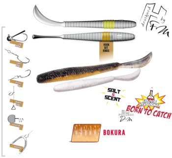 GRUB HERAKLES LEFTAIL WORM 3.4 8.6cm Bokura