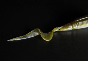 GRUB JACKALL RHYTHM 2.4INCH CHARTREUSE BACK BLACK 4BUC / PL - Img 4
