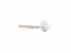 GRUB MUSTAD AJI FINESSE HILA 4.3CM CLEAR PURPLE GLITTER 12BUC/PL