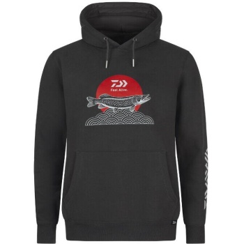 HANORAC DAIWA HOODIE JAPAN PIKE CHARCOAL MAR.L