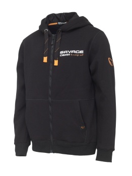 HANORAC SAVAGE GEAR URBAN ZIP BLACK INK MAR.M