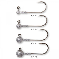 JIG MADCAT GOLF BALL NO.12/0 10GR JIGHEAD NATURAL BULK