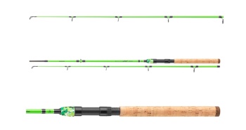 LANSETA DAIWA NINJA X KIDS 1.80M 20-60G GREEN 2BUC - Img 3