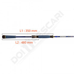 Lanseta Sakura Shukan Spin SHUS 762 M 2.29m 10-45gr Topwater Special