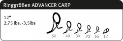 LANSETA SPORTEX ADVANCER CS-2 CARP 12FT 3.66M 3.00lbs 2TR