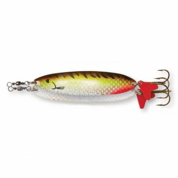 LINGURITA OSCILANTA 16GR 65MM DAM EFFZETT SLIM STANDARD SPOON BLUE CHARTREUSE UV