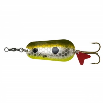 LINGURITA OSCILANTA 22GR 55MM DAM EFFZETT STANDARD OLIVE SILVER UV - Img 2