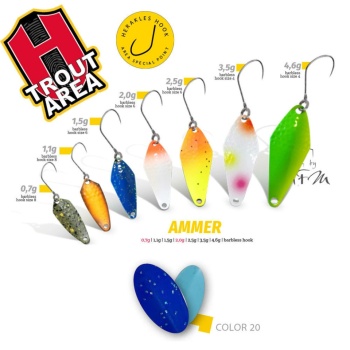 LINGURITA OSCILANTA HERAKLES AMMER 1.1gr Culoare 20 Sky Light