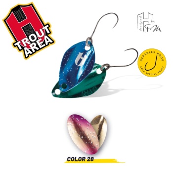 LINGURITA OSCILANTA HERAKLES RUCK SPOON 2.0gr Culoare 28 Golden Trout