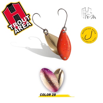 LINGURITA OSCILANTA HERAKLES SPIKE 1.0gr Culoare 28 Golden Trout