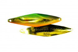 LINGURITA OSCILANTA JACKALL TRICOROLL 6.8CM 14G GREEN GOLD AYU