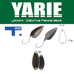 LINGURITA OSCILANTA YARIE JESPA 706 T-SPOON 1.1GR CULOARE S1 DARK BROWN
