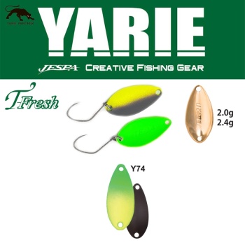 LINGURITA OSCILANTA YARIE JESPA 708T T-FRESH 2.4GR CULOARE Y74 GREEN/LEMON