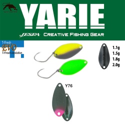 LINGURITA OSCILANTA YARIE JESPA 710T T-FRESH EVO 1.5GR CULOARE Y76 OLIVE/PINK TAIL