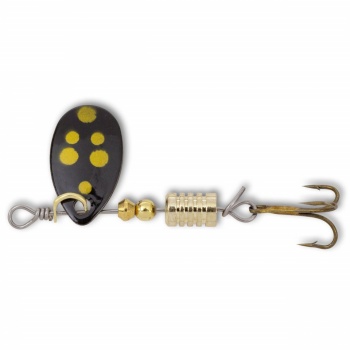 LINGURITA ROTATIVA 10G ZEBCO WATERWINGS SPINNER BLACK - Img 2
