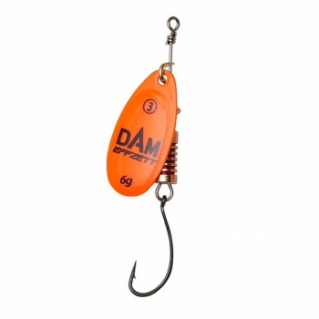 LINGURITA ROTATIVA 6GR DAM EFFZETT SPINNER WITH SINGLE HOOK ORANGE - Img 2