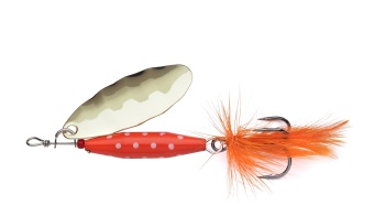 LINGURITA ROTATIVA ABU GARCIA REFLEX Red 4.5CM 7.0Gr LF Gold