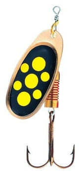 LINGURITA ROTATIVA DAM STANDARD SPINNER NR.3 6G S BLACK YELLOW