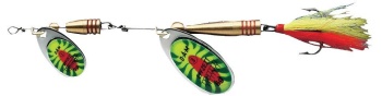 LINGURITA ROTATIVA DAM TANDEM SPINNER NR.2 AND 4 14G S STRIPE