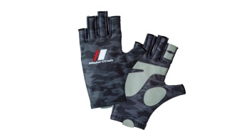 MANUSI MAJOR CRAFT UV-CUT GLOVE M Dark Gray Camo