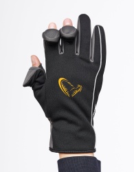 MANUSI SAVAGE GEAR SOFTSHELL WINTER BLACK MAR.XL