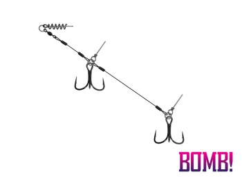 MONTURA DELPHIN BOMB TWISTO MULTITRAP / 1PCS #1/0 / 12CM / 18 KG