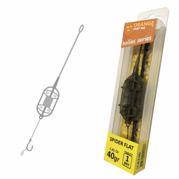 MONTURA FEEDER ORANGE NR.4 30GR METHOD SPIDER FLAT - Img 5